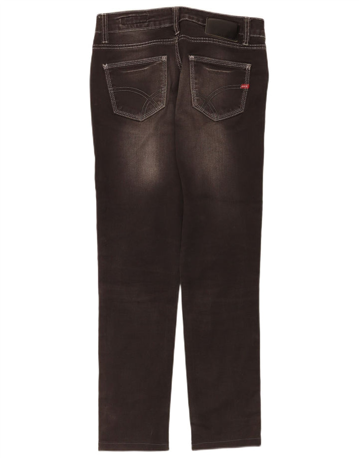 Gas Womens Slim Jeans W31 L30 Black Cotton