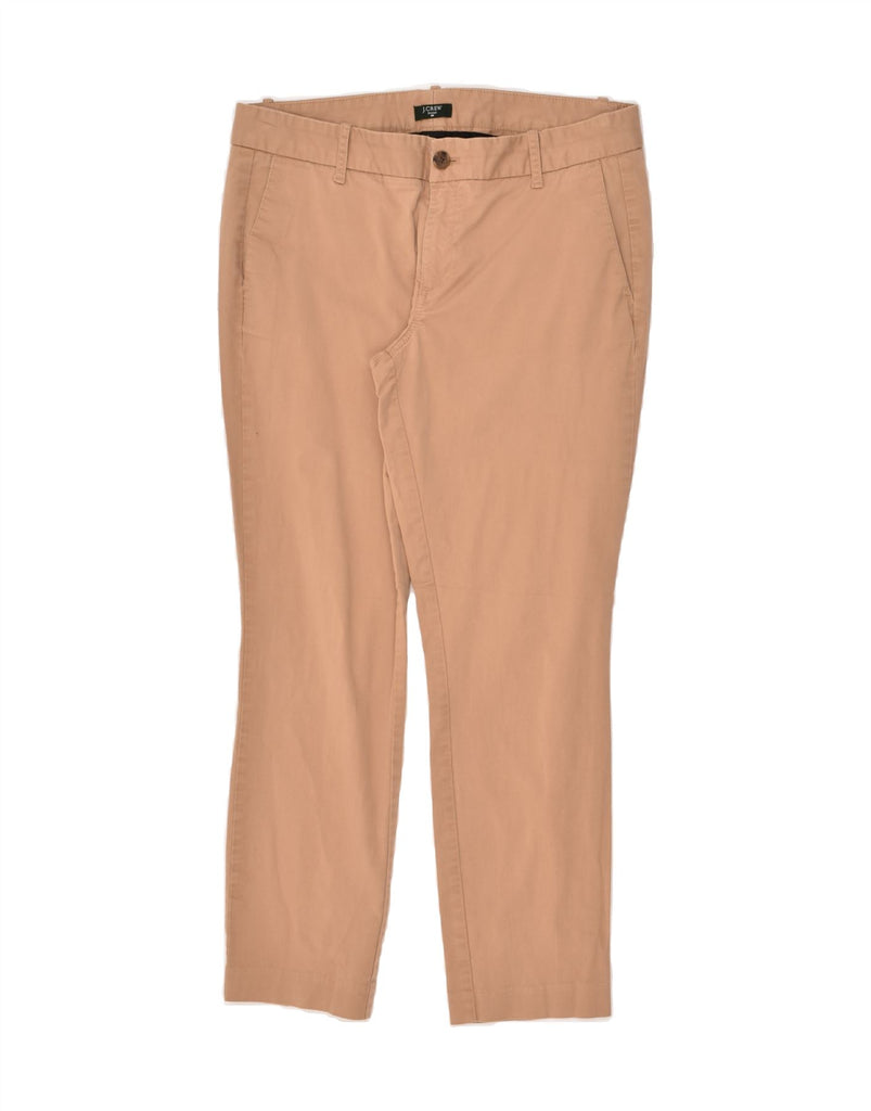 J. CREW Womens Stretch Slim Chino Trousers US 10 Large W32 L26 Brown | Vintage J. Crew | Thrift | Second-Hand J. Crew | Used Clothing | Messina Hembry 