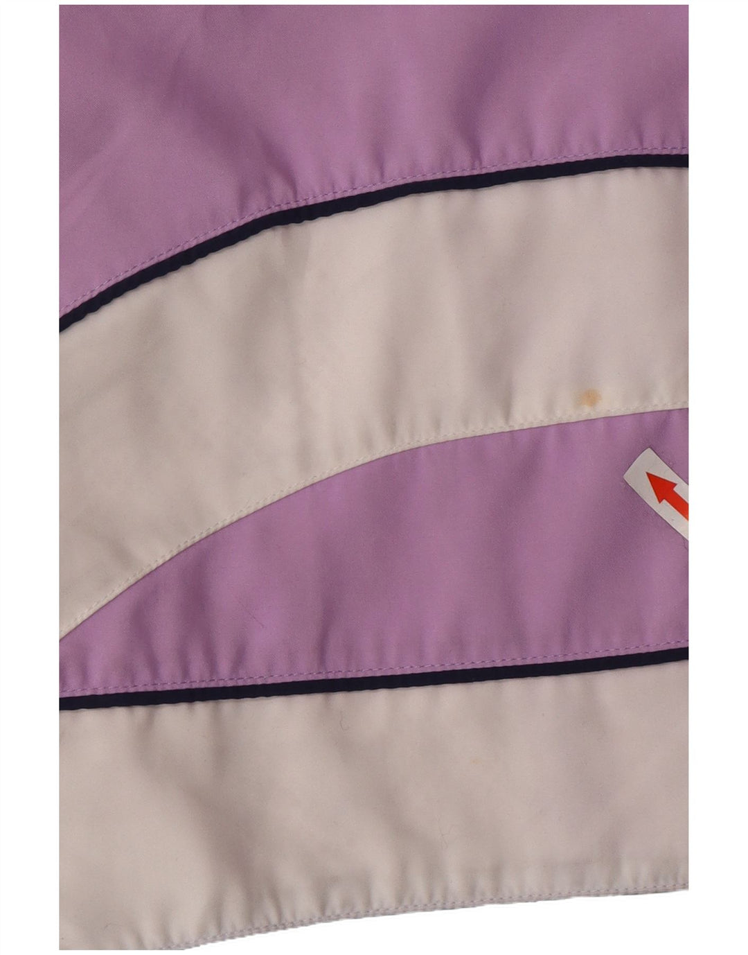 ALEX Womens Oversized Tracksuit Top Jacket UK 12 Medium Purple Colourblock
