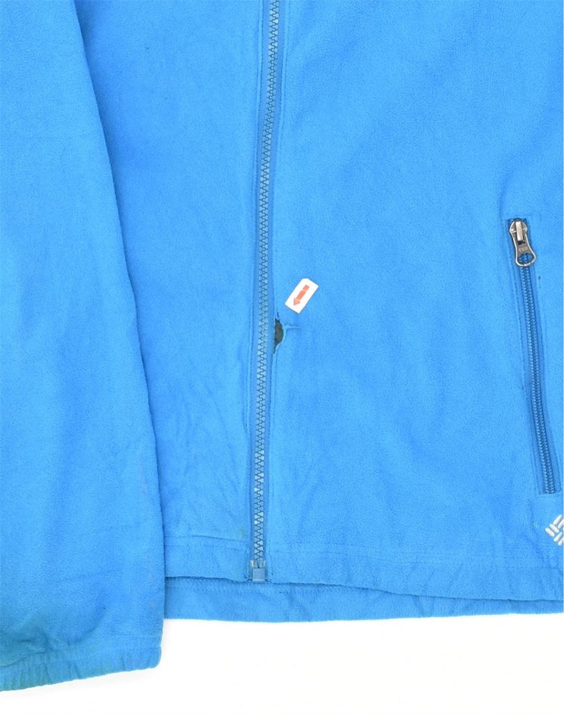 COLUMBIA Boys Fleece Jacket 14-15 Years Blue Polyester | Vintage Columbia | Thrift | Second-Hand Columbia | Used Clothing | Messina Hembry 