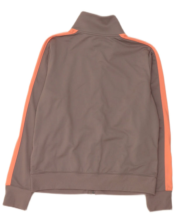 Under Armour Womens Tracksuit Top Jacket UK 14 Medium Grey Colourblock