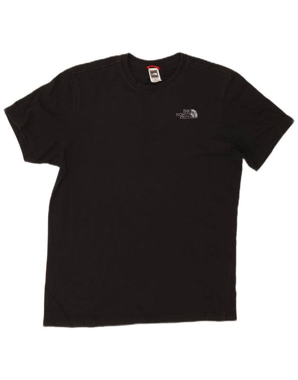 The North Face Mens Graphic T-Shirt Top Medium Black Cotton
