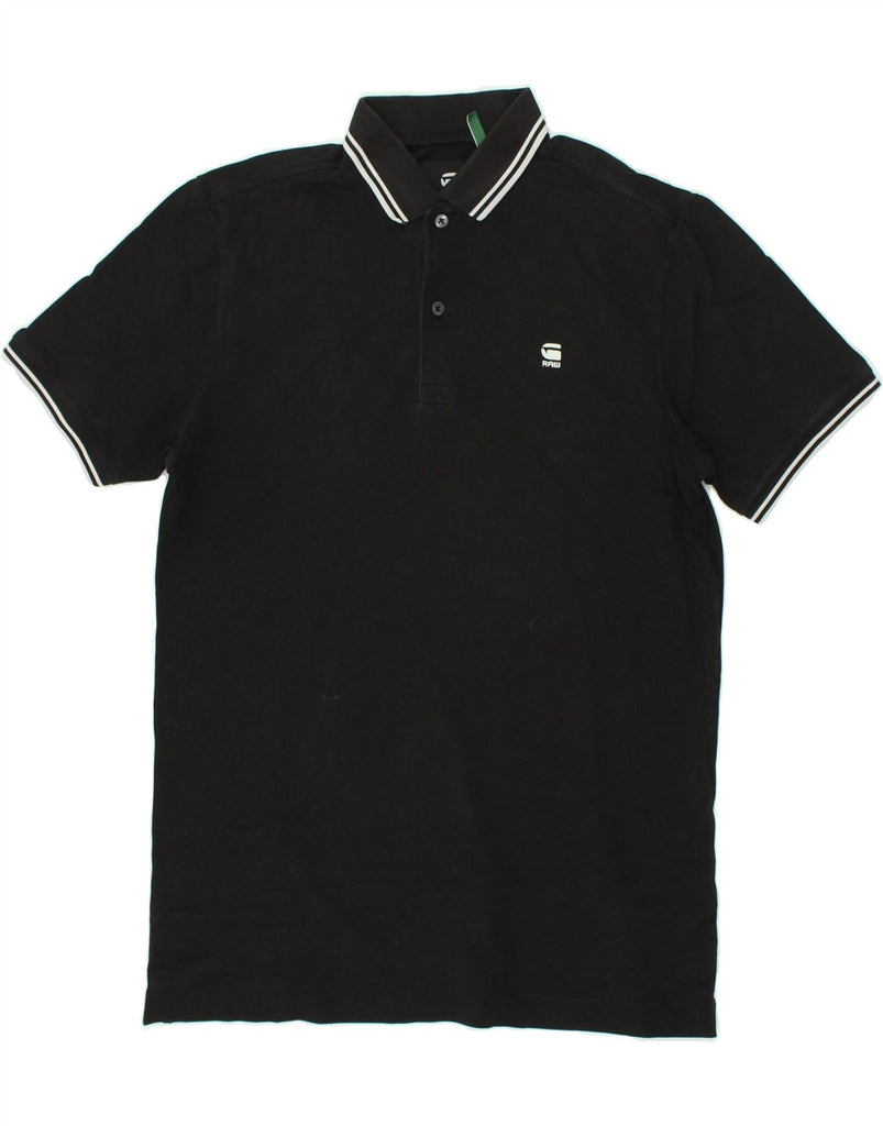 G-STAR Mens Polo Shirt Medium Black | Vintage G-Star | Thrift | Second-Hand G-Star | Used Clothing | Messina Hembry 