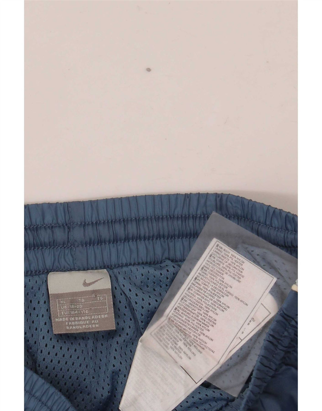 Nike Boys Tracksuit Trousers 13-14 Years XL Blue Nylon