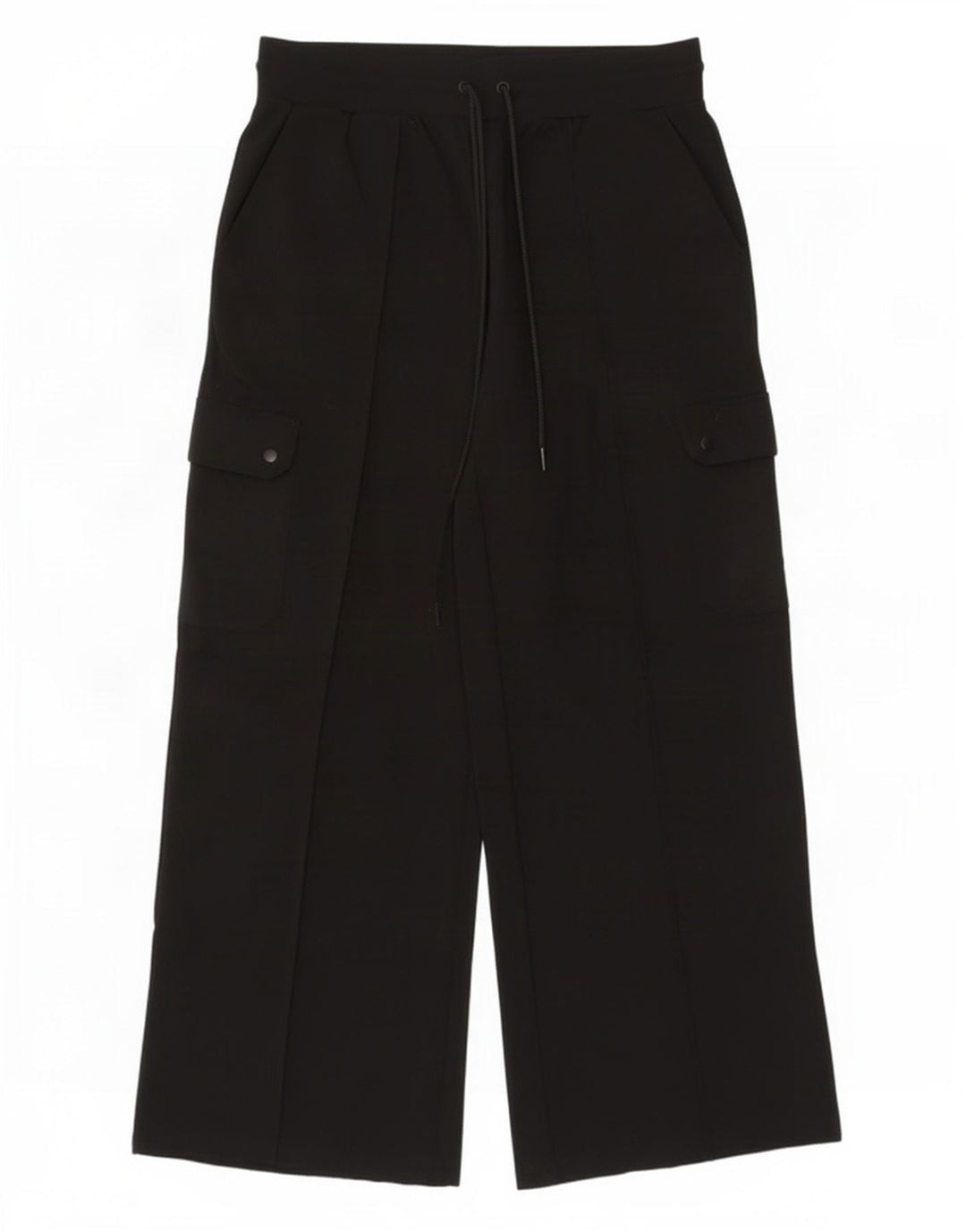 Marks & Spencer Womens Cargo Tracksuit Trousers UK 14 Large Black Viscose