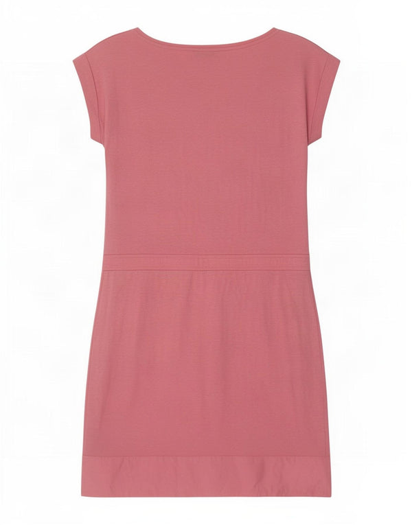 MINT VELVET Womens T-Shirt Dress UK 10 Small Pink Cotton