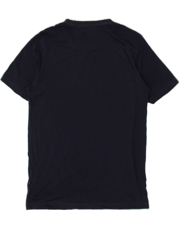 PUMA Mens Graphic T-Shirt Top Small Navy Blue Cotton Vintage Puma and Second-Hand Puma from Messina Hembry 