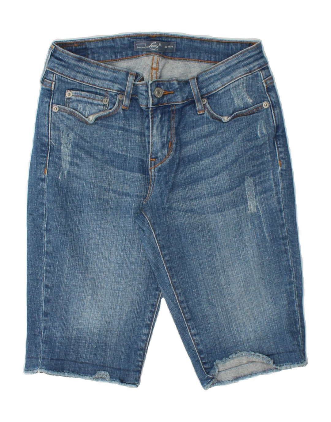 LEVI'S Womens Denim Shorts US 2 XS W26  Blue Cotton Vintage Levi's and Second-Hand Levi's from Messina Hembry 