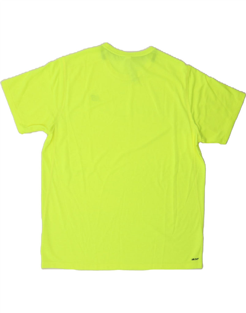 NEW BALANCE Mens T-Shirt Top XL Green Polyester Vintage New Balance and Second-Hand New Balance from Messina Hembry 