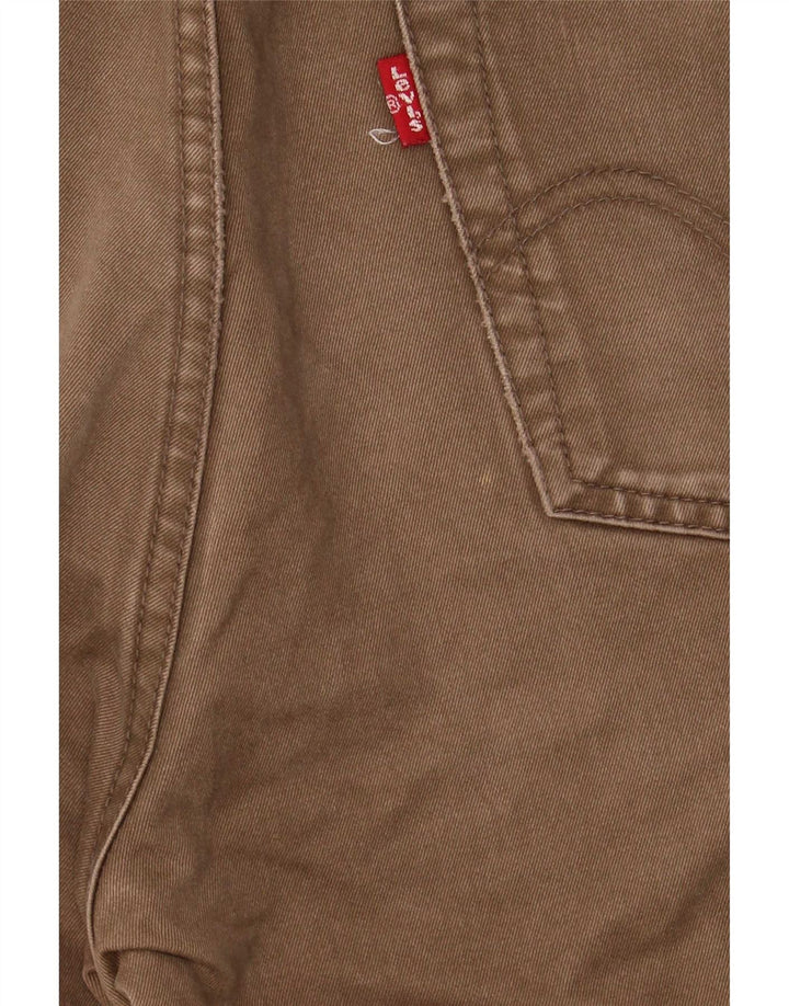 Levi's Mens 751 Straight Jeans W32 L30 Brown Cotton
