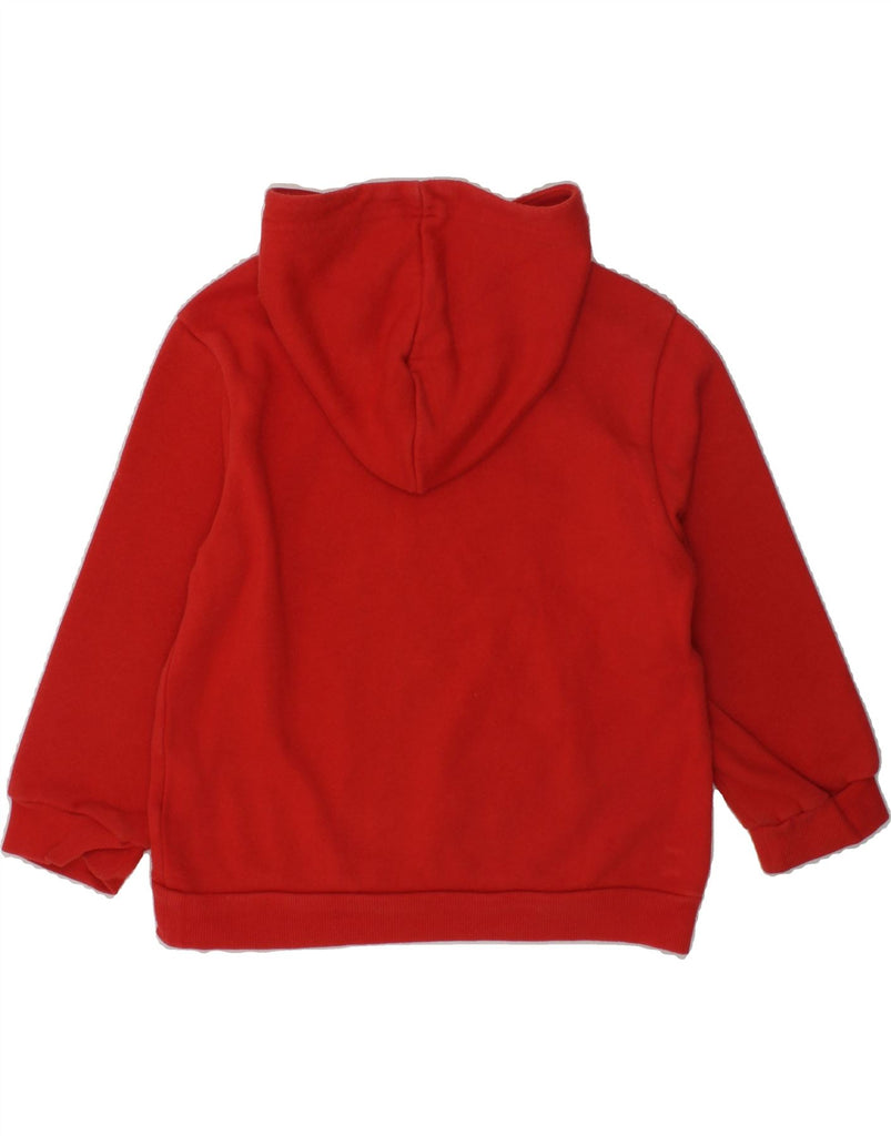 ADIDAS Girls Graphic Hoodie Jumper 2-3 Years Red Cotton | Vintage Adidas | Thrift | Second-Hand Adidas | Used Clothing | Messina Hembry 