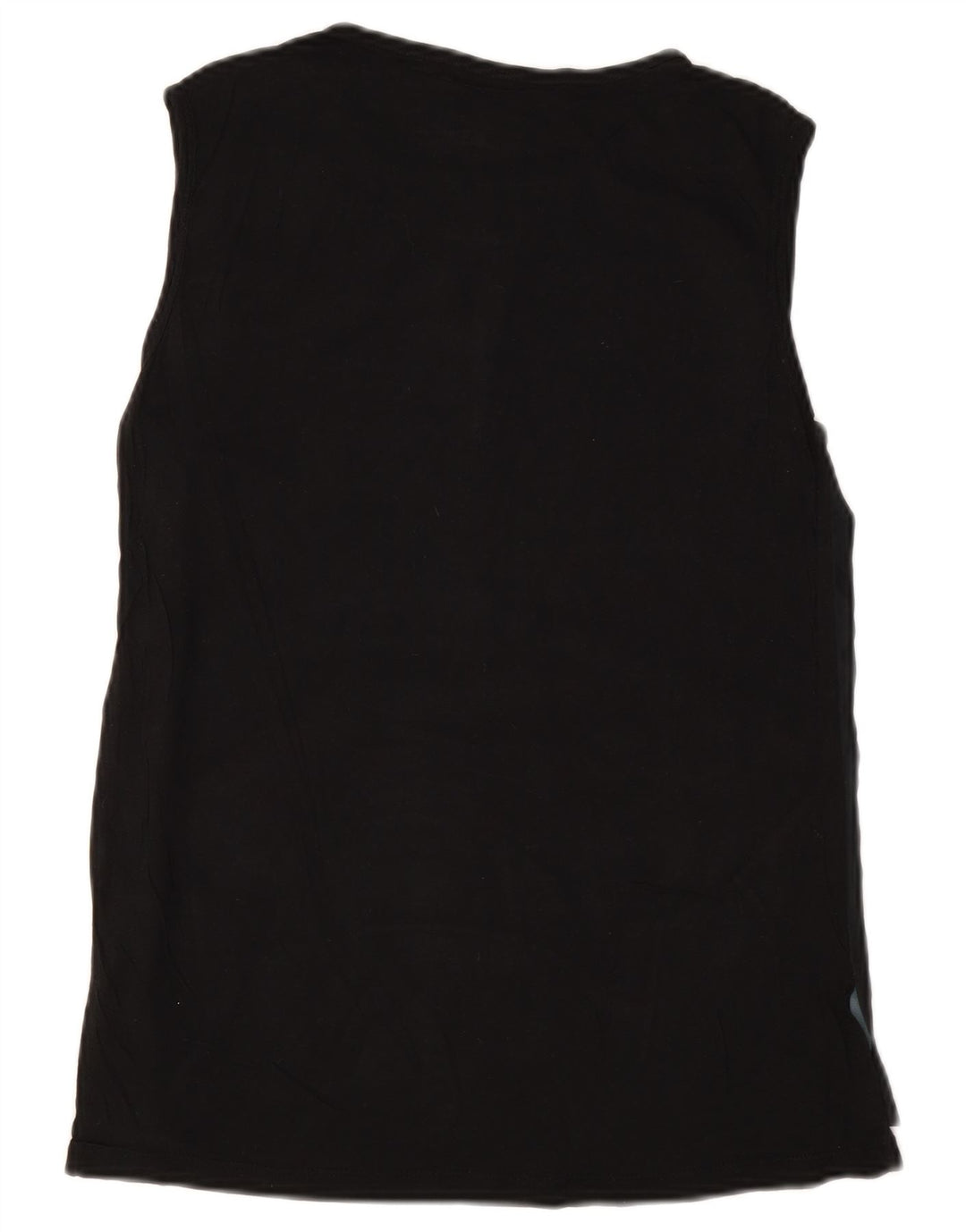 Trussardi Jeans Womens Graphic Vest Top IT 40 Small Black