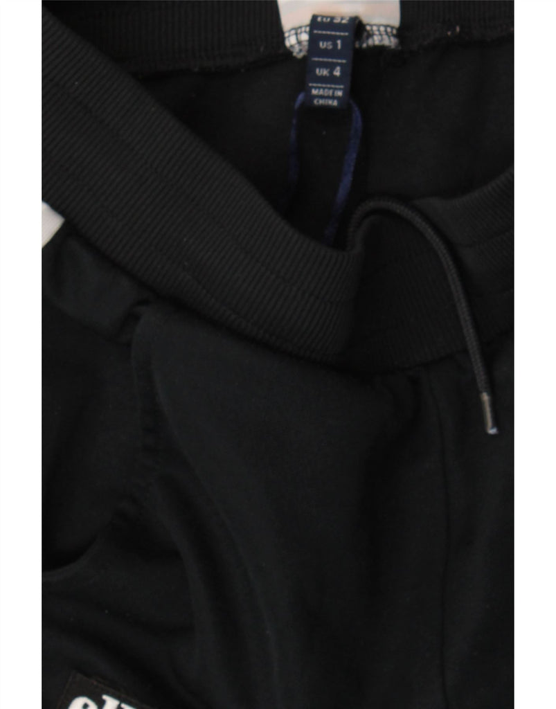 ELLESSE Womens Tracksuit Trousers Joggers UK 4 XS Black Colourblock Vintage Ellesse and Second-Hand Ellesse from Messina Hembry 