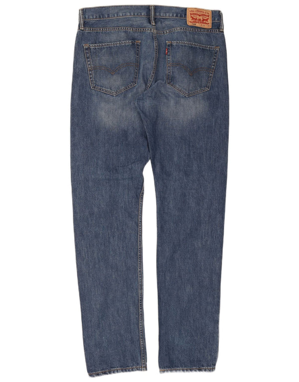 Levi's Mens 508 Regular Tapered Jeans W33 L34 Blue Cotton
