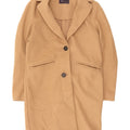 Marks & Spencer Womens Overcoat UK 8 Small Beige