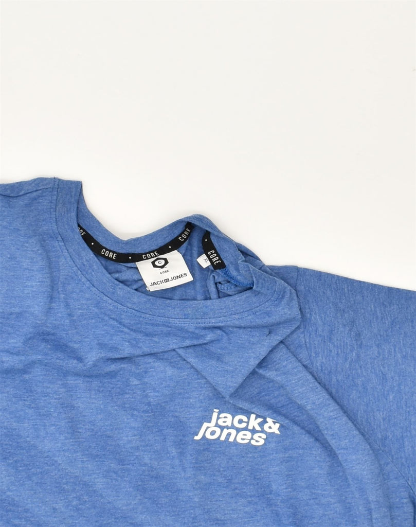 JACK & JONES Mens T-Shirt Top XL Blue Cotton | Vintage Jack & Jones | Thrift | Second-Hand Jack & Jones | Used Clothing | Messina Hembry 