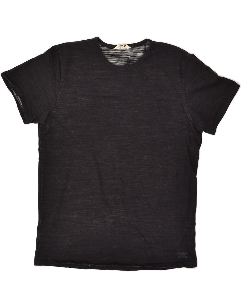 LEE Mens T-Shirt Top Large Black Cotton | Vintage Lee | Thrift | Second-Hand Lee | Used Clothing | Messina Hembry 