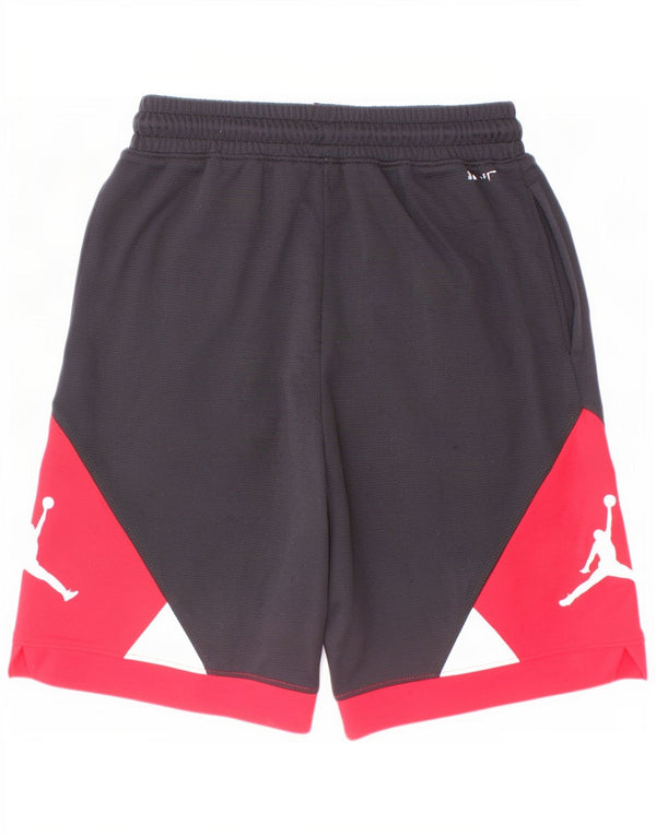 Jordan Boys Dri Fit Sport Shorts 10-11 Years Medium Black Colourblock
