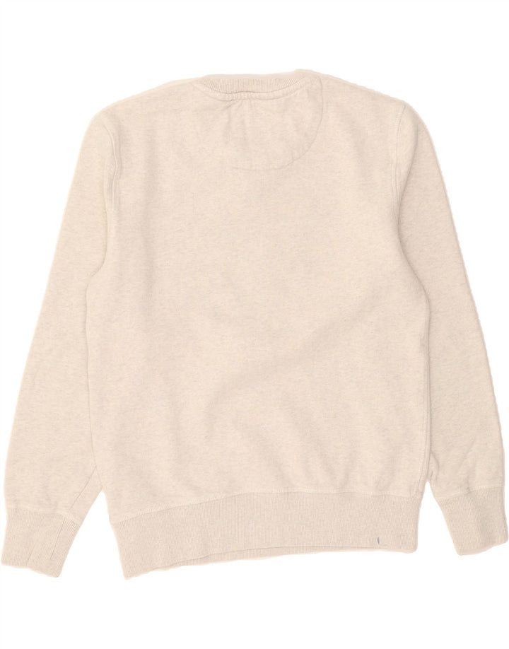 JACK WILLS Mens Graphic Sweatshirt Jumper Medium Grey Cotton Vintage Jack Wills and Second-Hand Jack Wills from Messina Hembry 