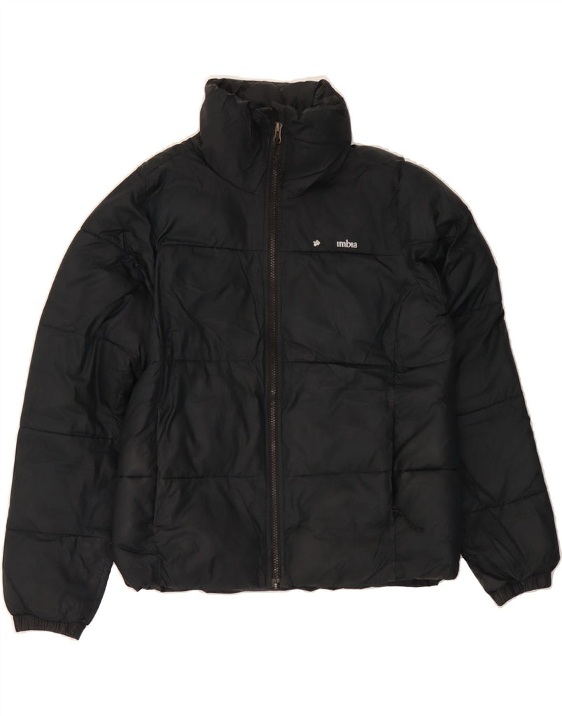 COLUMBIA Womens Padded Jacket UK 6 XS Black Polyester Vintage Columbia and Second-Hand Columbia from Messina Hembry 