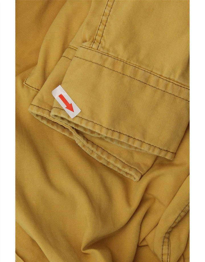 Murphy & Nye Mens Shirt Large Yellow Cotton