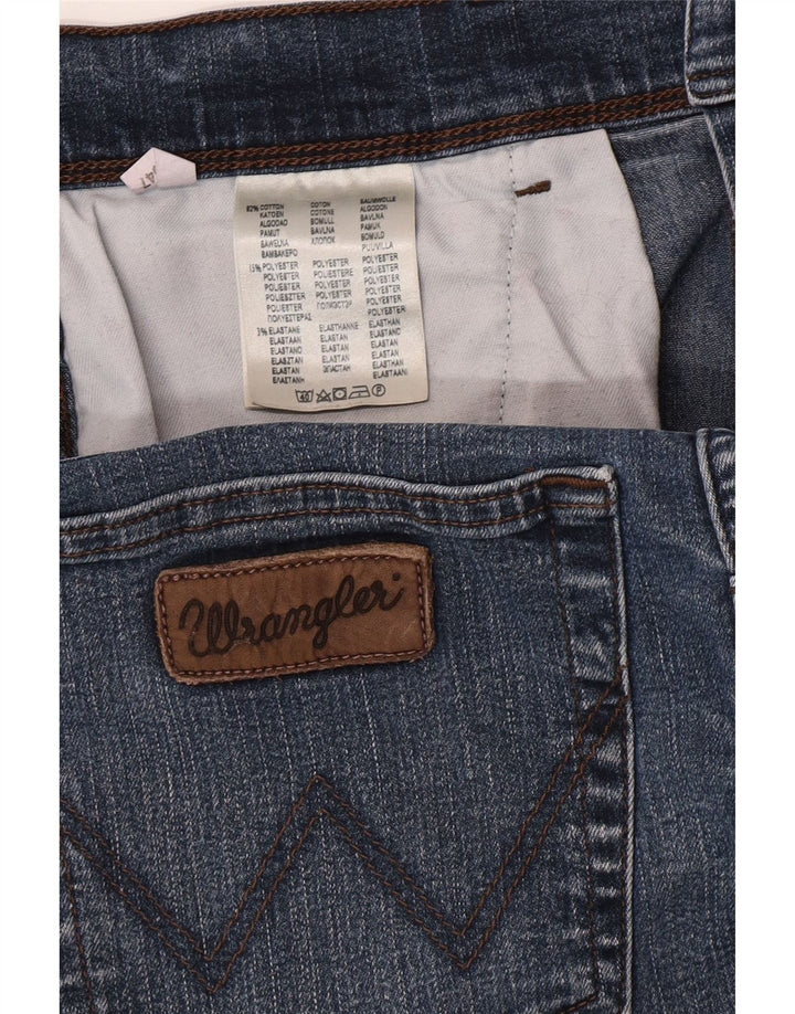 Wrangler Mens Texas Straight Jeans W34 L30 Blue Cotton