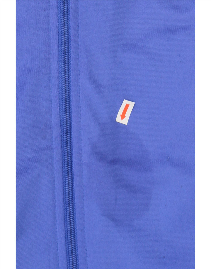 DIADORA Mens Graphic Tracksuit Top Jacket XL Blue Colourblock Polyester Vintage Diadora and Second-Hand Diadora from Messina Hembry 