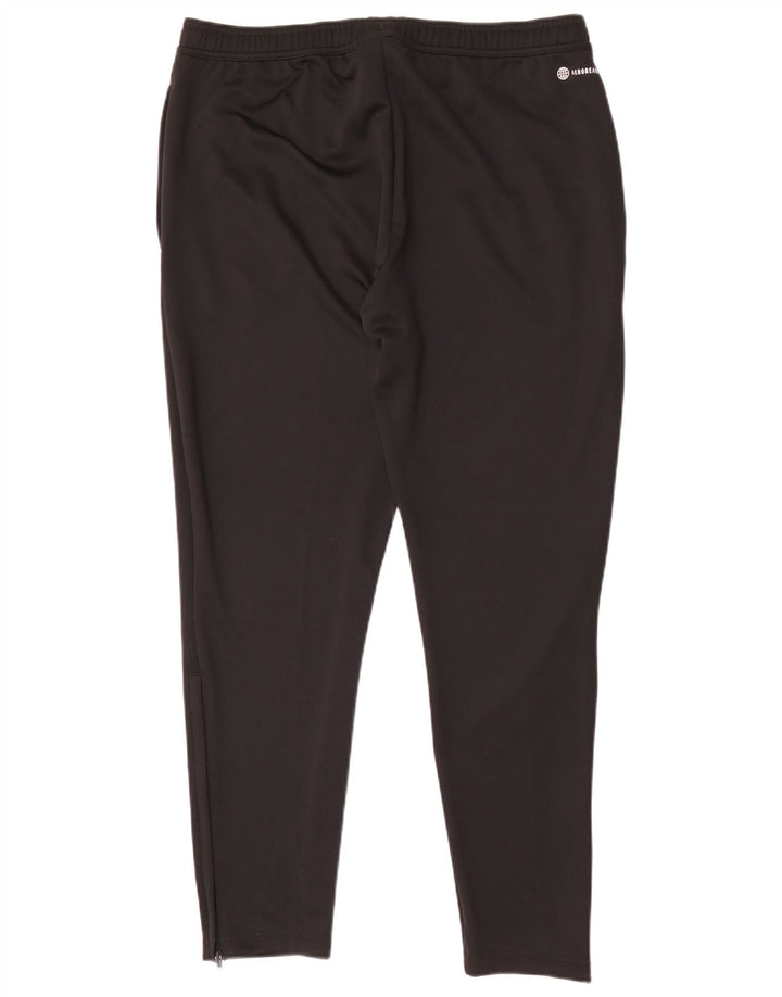 Adidas Mens Tracksuit Trousers Large Black Polyester