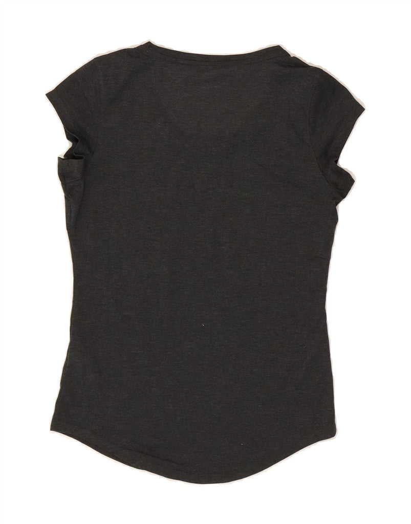 PUMA Womens Graphic T-Shirt Top UK 6 XS Grey Polyester Vintage Puma and Second-Hand Puma from Messina Hembry 