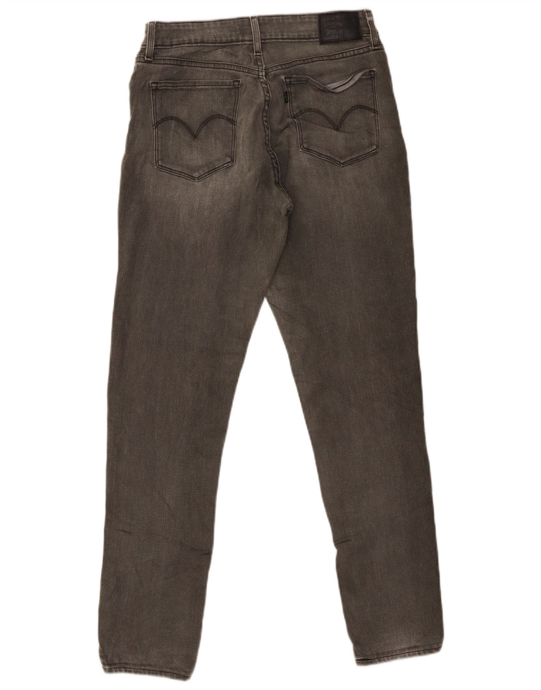 Levi's Womens 711 Skinny Jeans W30 L28 Grey Cotton