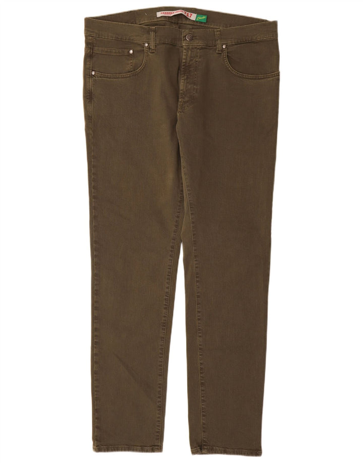 Carrera Mens 717 Slim Jeans W38 L34 Khaki Cotton