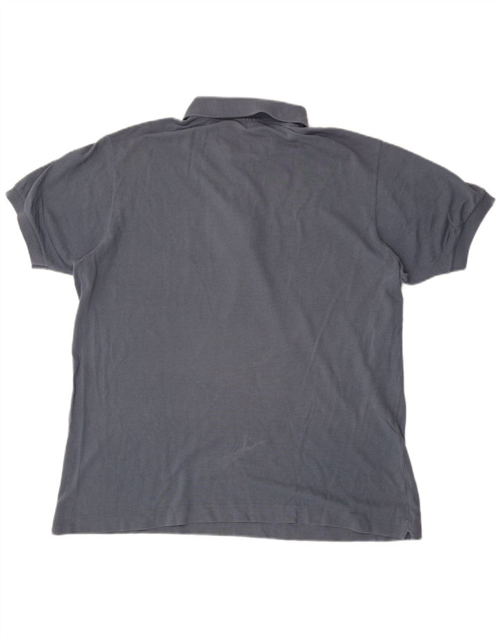 Lacoste Mens Polo Shirt Size 6 XL Grey Cotton