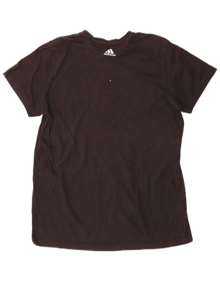 Adidas Mens Graphic T-Shirt Top Large Black Cotton