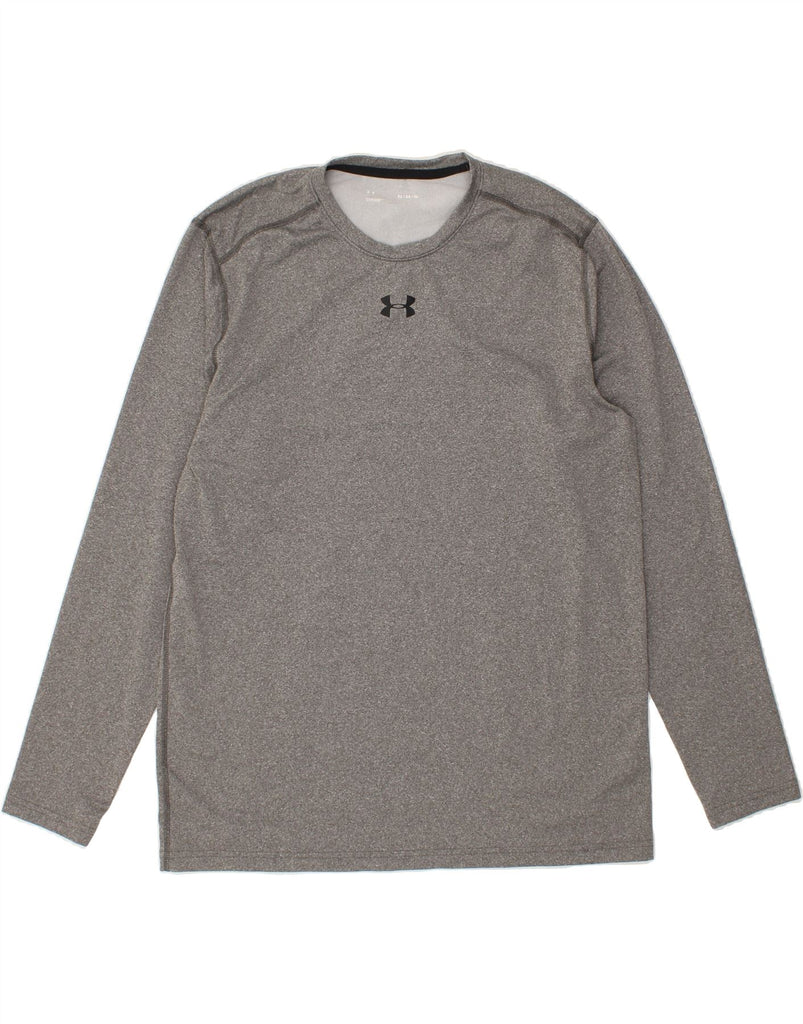 UNDER ARMOUR Mens Cold Gear Top Long Sleeve XL Grey Flecked | Vintage Under Armour | Thrift | Second-Hand Under Armour | Used Clothing | Messina Hembry 