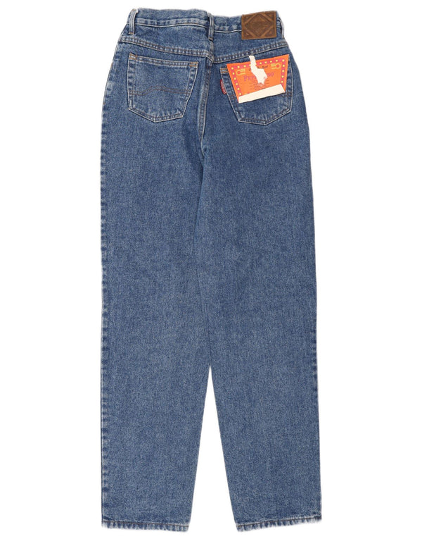 Pepperino Girls Tapered High Waist Jeans 15-16 Years W24 L32 Blue Cotton