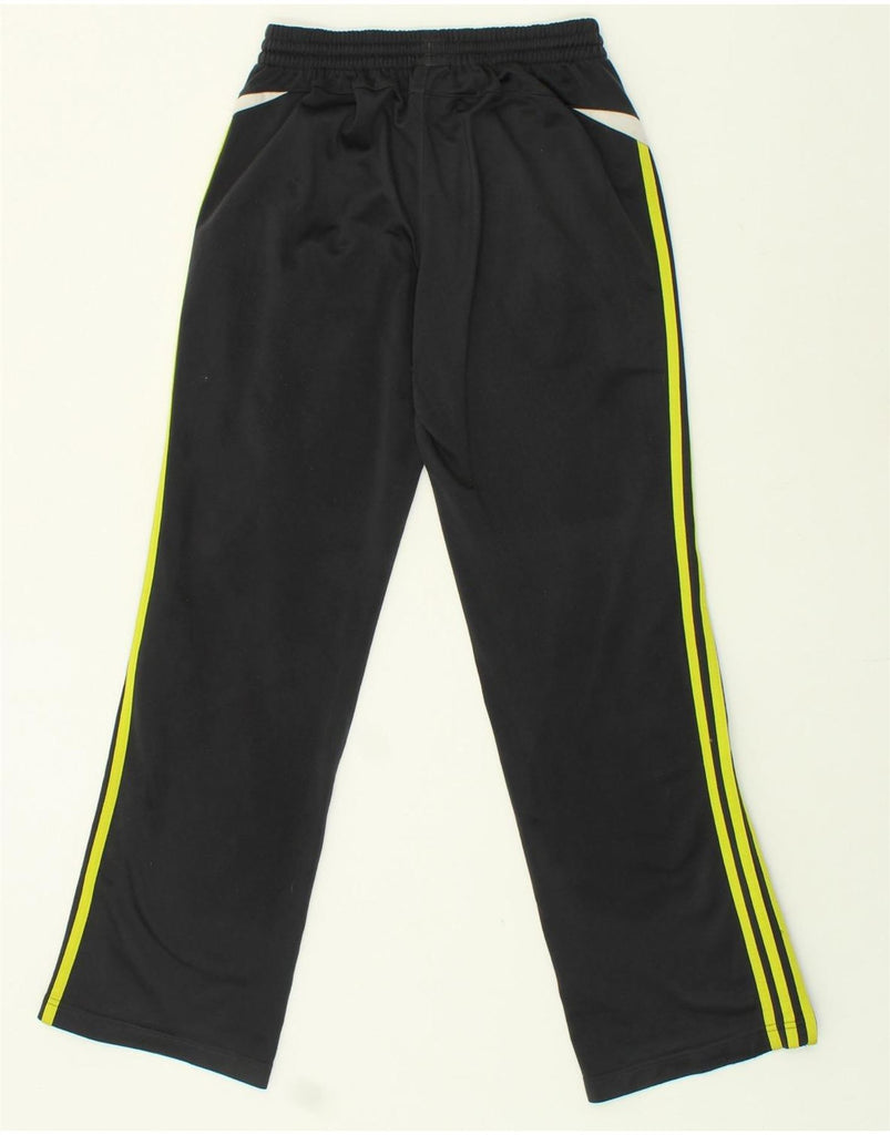 ADIDAS Girls Tracksuit Trousers 13-14 Years Black Polyester Vintage Adidas and Second-Hand Adidas from Messina Hembry 