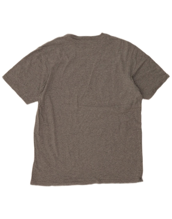 Eddie Bauer Mens Tall T-Shirt Top Large Grey Cotton