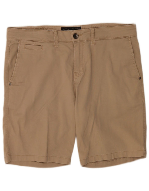 Oakley Mens Chino Shorts W34 Large Beige Cotton