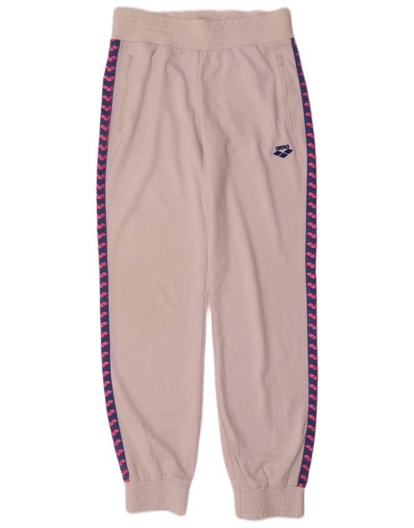 Arena Womens Tracksuit Trousers Joggers UK 14 Medium White Colourblock