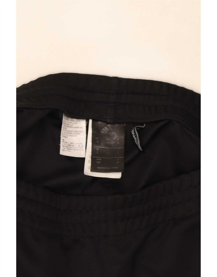 Adidas Mens Climalite Tracksuit Trousers Small Black Polyester