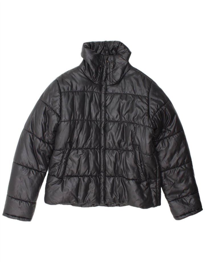 Mexx Womens Padded Jacket UK 16 Large Black Polyamide