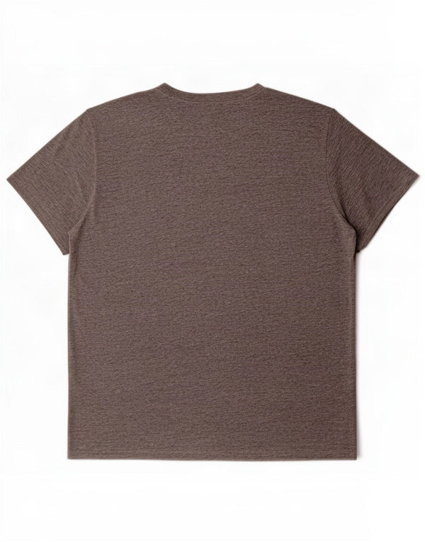 Champion Mens Graphic T-Shirt Top Large Grey Flecked Cotton