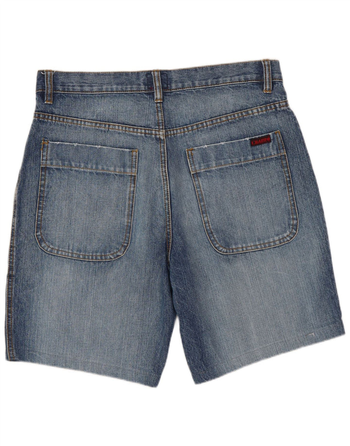 Charro Mens Denim Shorts IT 48 Medium W32 Blue Cotton