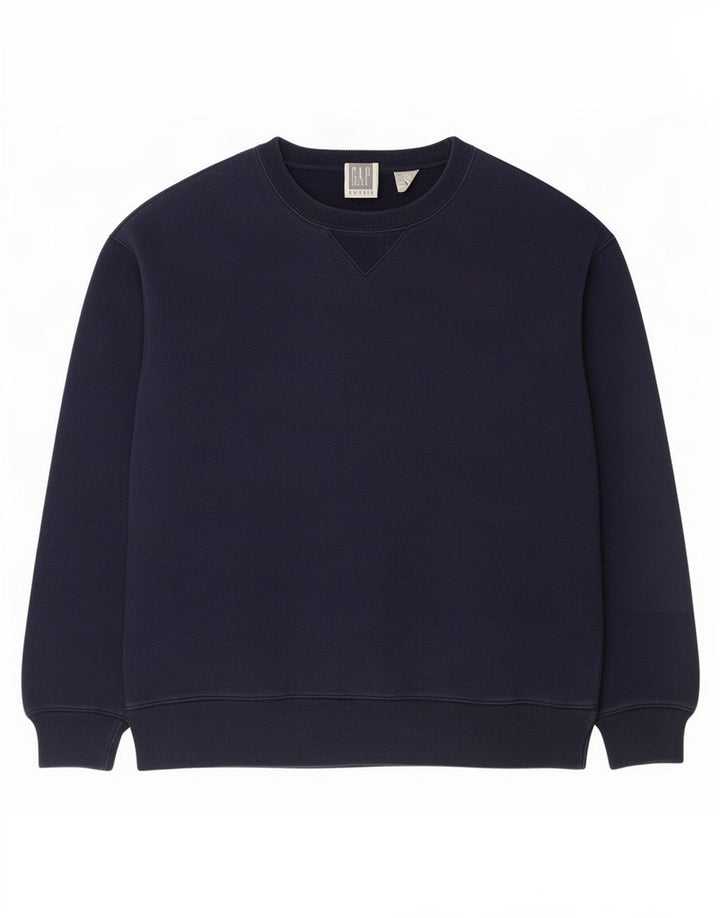 Gap Mens Sweatshirt Jumper Large Navy Blue Cotton