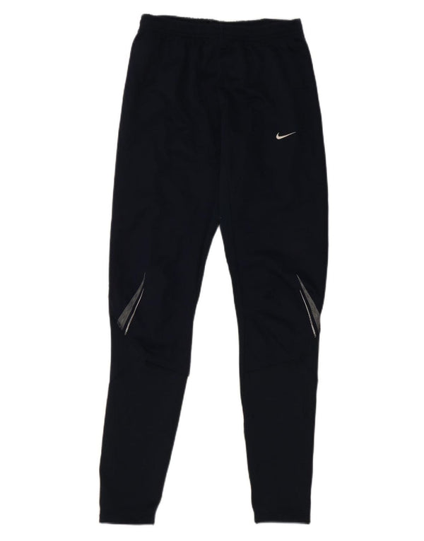 Nike Mens Tracksuit Trousers Medium Navy Blue Striped Polyester