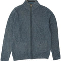 Marks & Spencer Mens Regular Fit Cardigan Sweater Medium Blue Acrylic