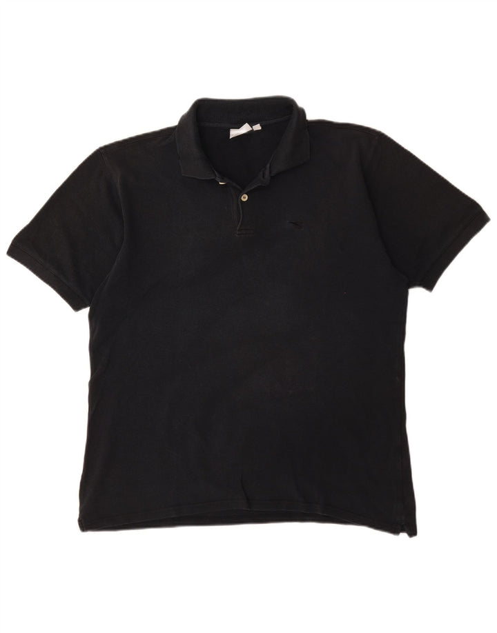 Diadora Mens Polo Shirt Medium Black Cotton