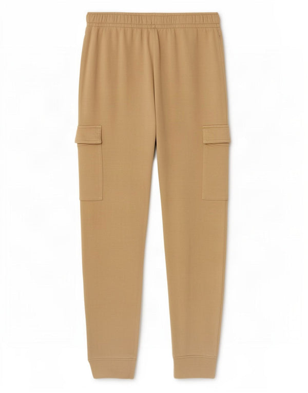 Nike Mens Cargo Tracksuit Trousers Joggers Medium Beige Cotton