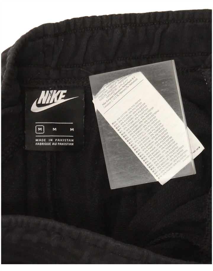 Nike Womens Tracksuit Trousers Joggers UK 14 Medium  Black Cotton