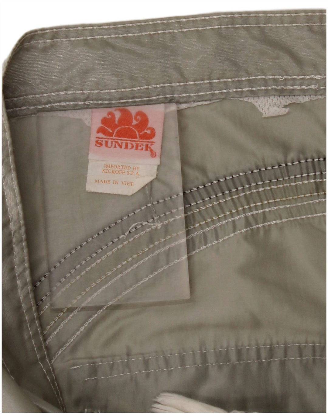 SUNDEK Mens Swimming Shorts Large  Grey Nylon